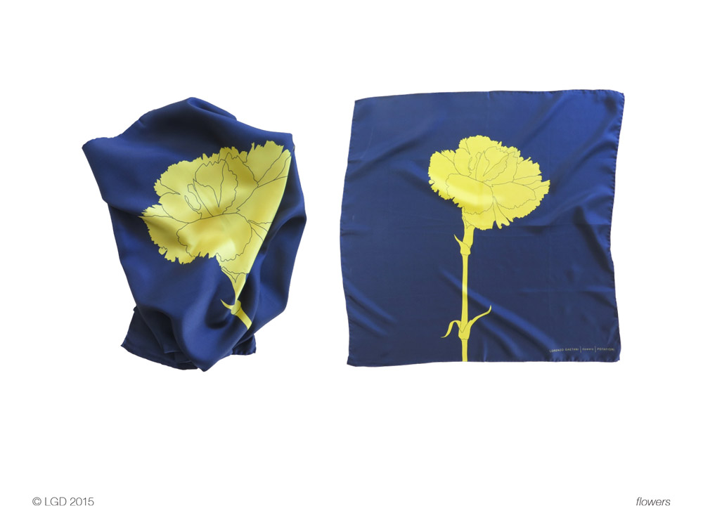 Lorenzo Gaetani Design - Flowers foulards