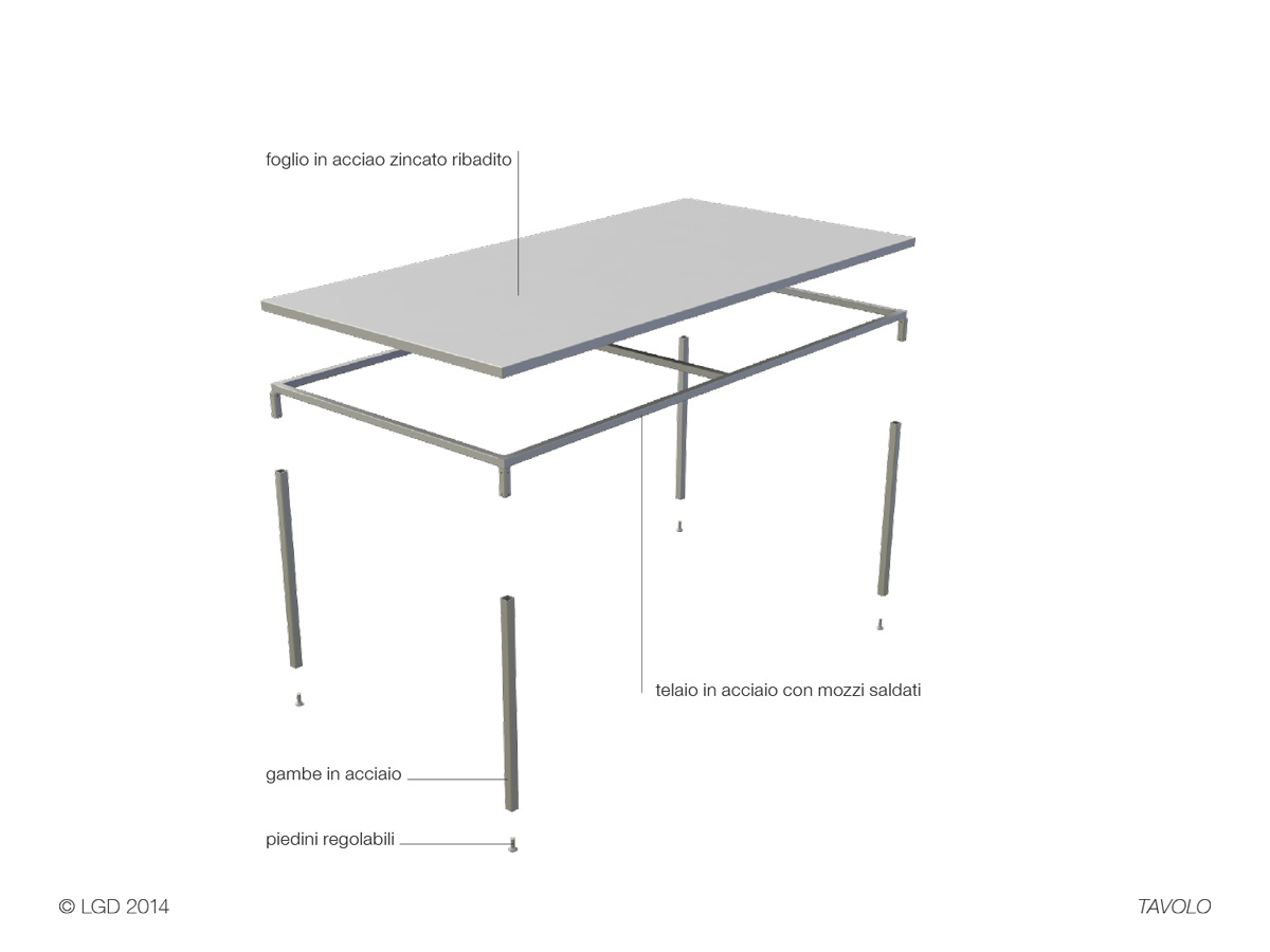 Lorenzo Gaetani Design - Tavolo