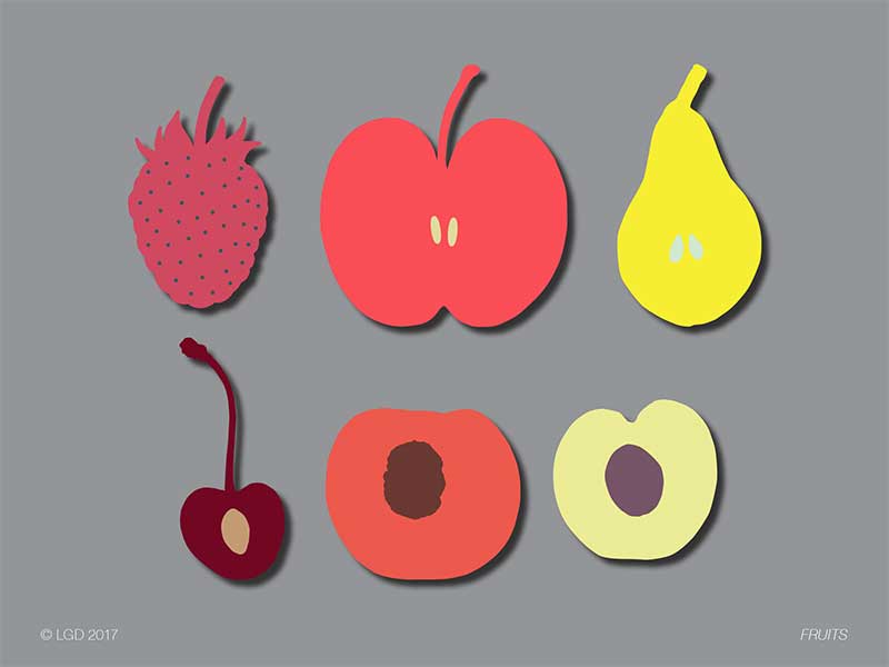 LORENZO GAETANI DESIGN Fruits Scarves