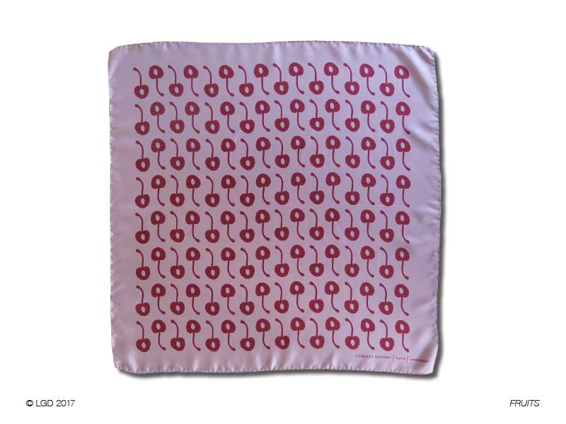 194_LGDSITO_FRUITS_Foulard-3 LORENZO GAETANI DESIGN Fruits Scarves