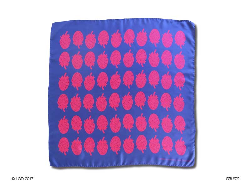 194_LGDSITO_FRUITS_Foulard-4 LORENZO GAETANI DESIGN Fruits Scarves