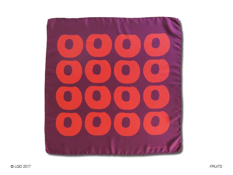 194_LGDSITO_FRUITS_Foulard-7 LORENZO GAETANI DESIGN Fruits Scarves