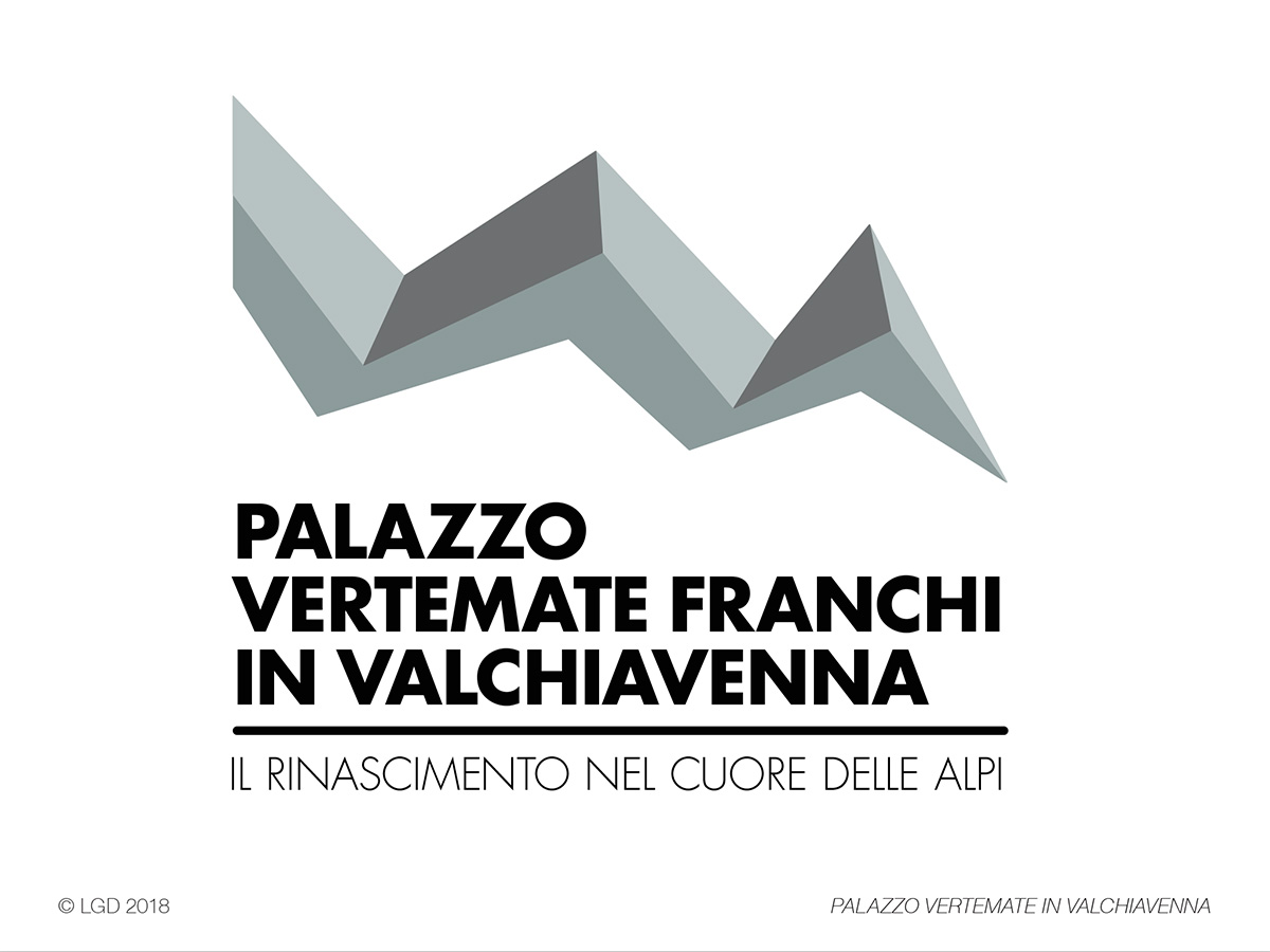 LORENZO GAETANI DESIGN Palazzo Vertemate in Valchiavenna Marchio Progetto grafico Graphic Design