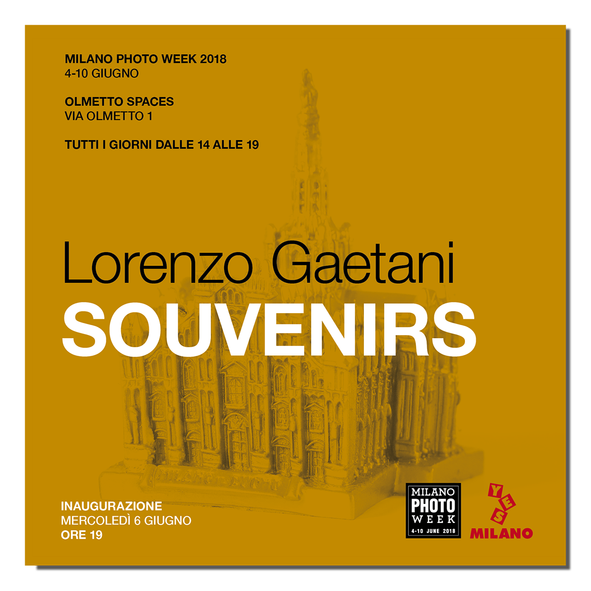 Lorenzo Gaetani Souvenirs Esposizione Milano Photo Week 2018