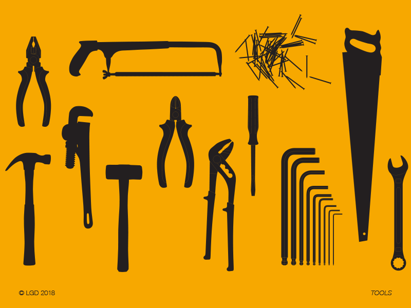 104_LGDSITO_TOOLS_STAMPE-1 LORENZO GAETANI DESIGN Tools Fine Art Prints 2018
