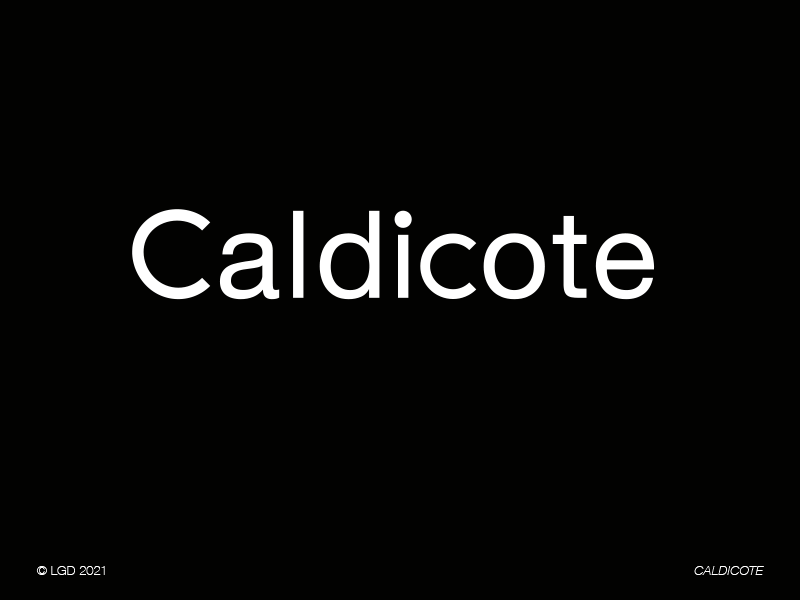 LORENZO GAETANI DESIGN Brand Identity Caldicote 2021